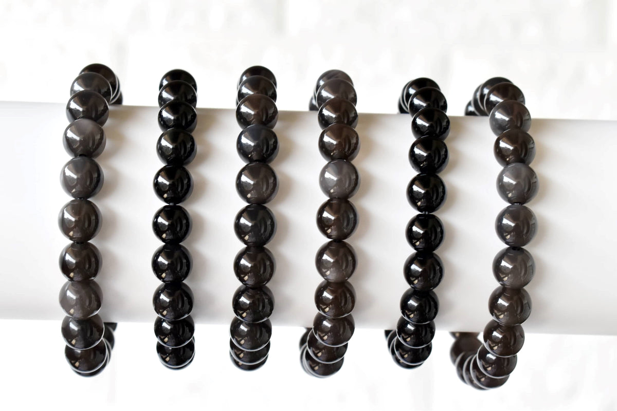 Black Obsidian Bracelet (Transformation and Clearing) | Bracelets | Wiccan Center