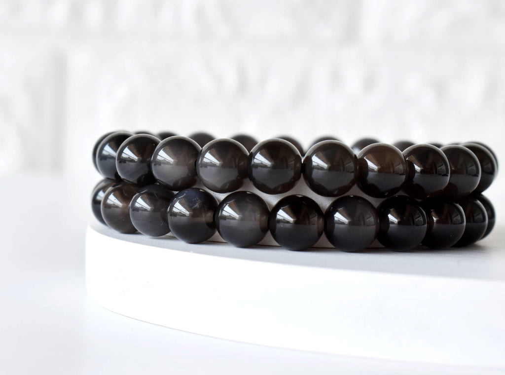 Black Obsidian Bracelet (Transformation and Clearing) | Bracelets | Wiccan Center