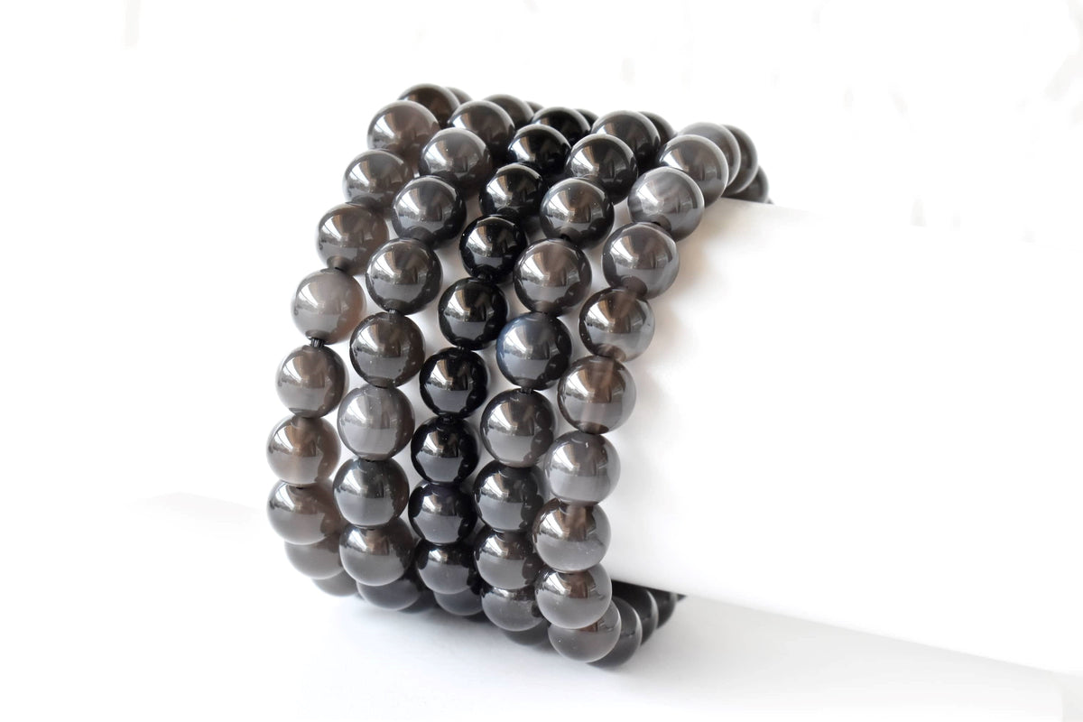 Black Obsidian Bracelet (Transformation and Clearing) | Bracelets | Wiccan Center