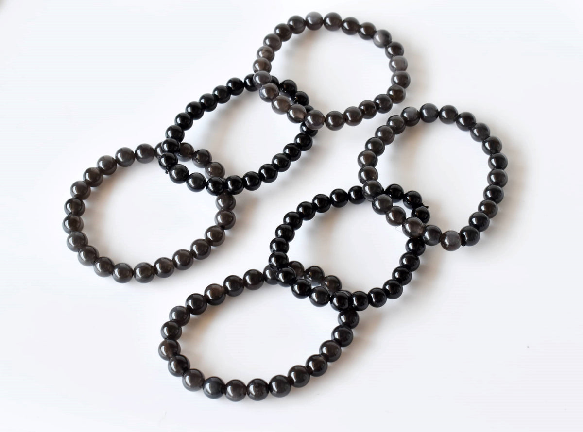 Black Obsidian Bracelet (Transformation and Clearing) | Bracelets | Wiccan Center