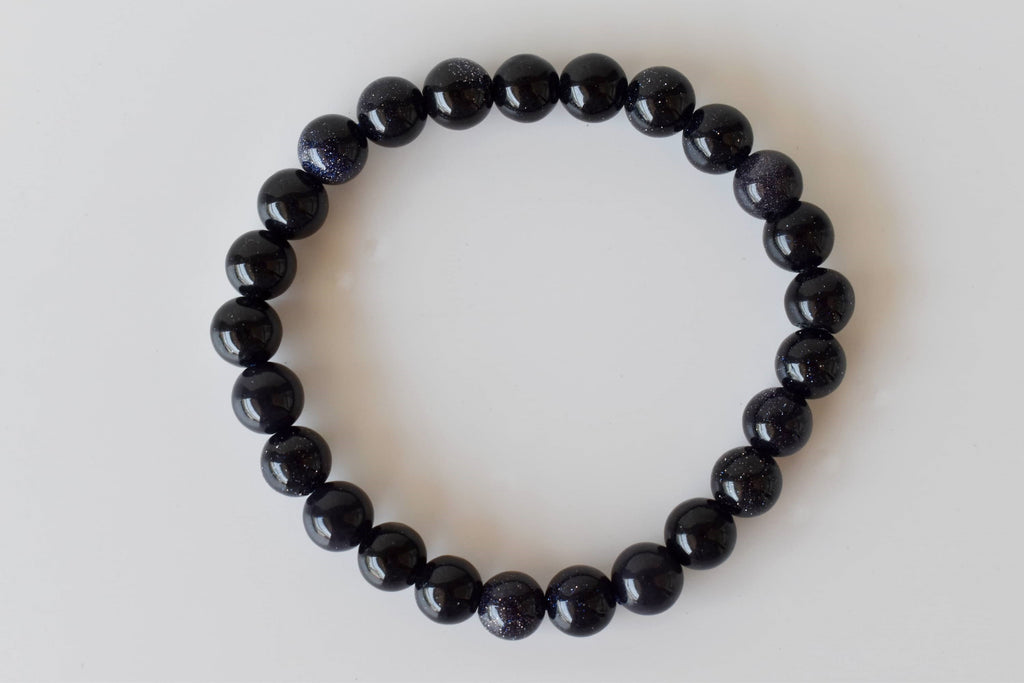 Blue Sandstone Bracelet (Inspiration and Trust)