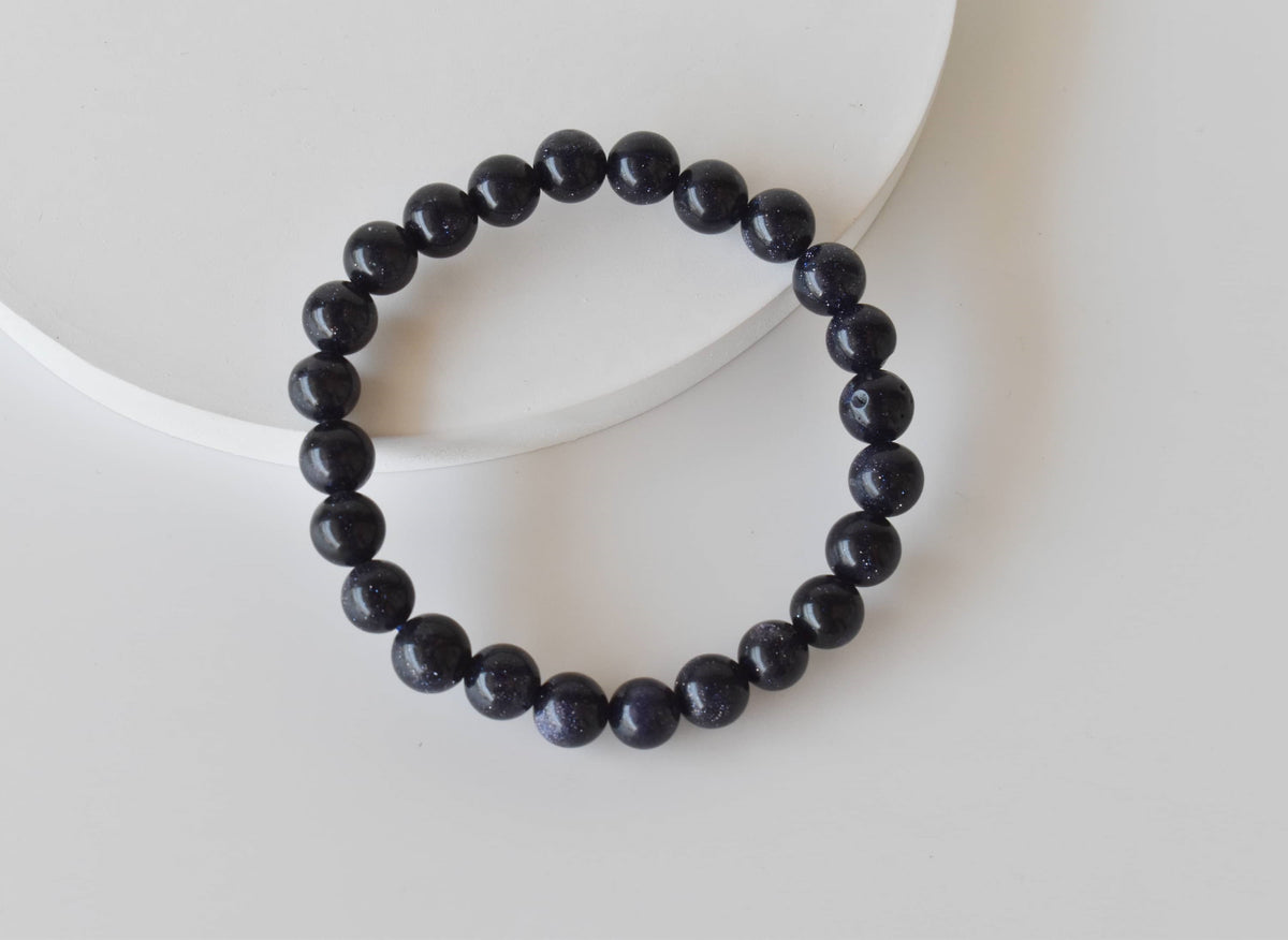 Blue Sandstone Bracelet (Inspiration and Trust)