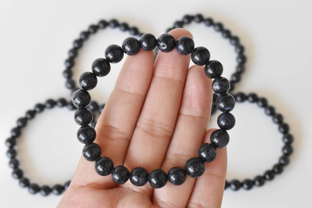 Blue Sandstone Bracelet (Inspiration and Trust)