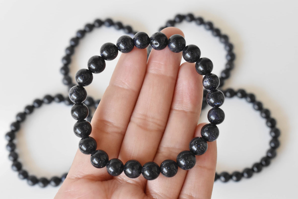 Blue Sandstone Bracelet (Inspiration and Trust)