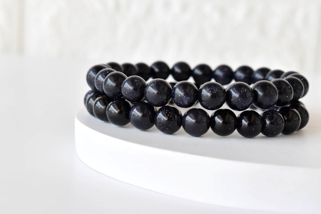 Blue Sandstone Bracelet (Inspiration and Trust)