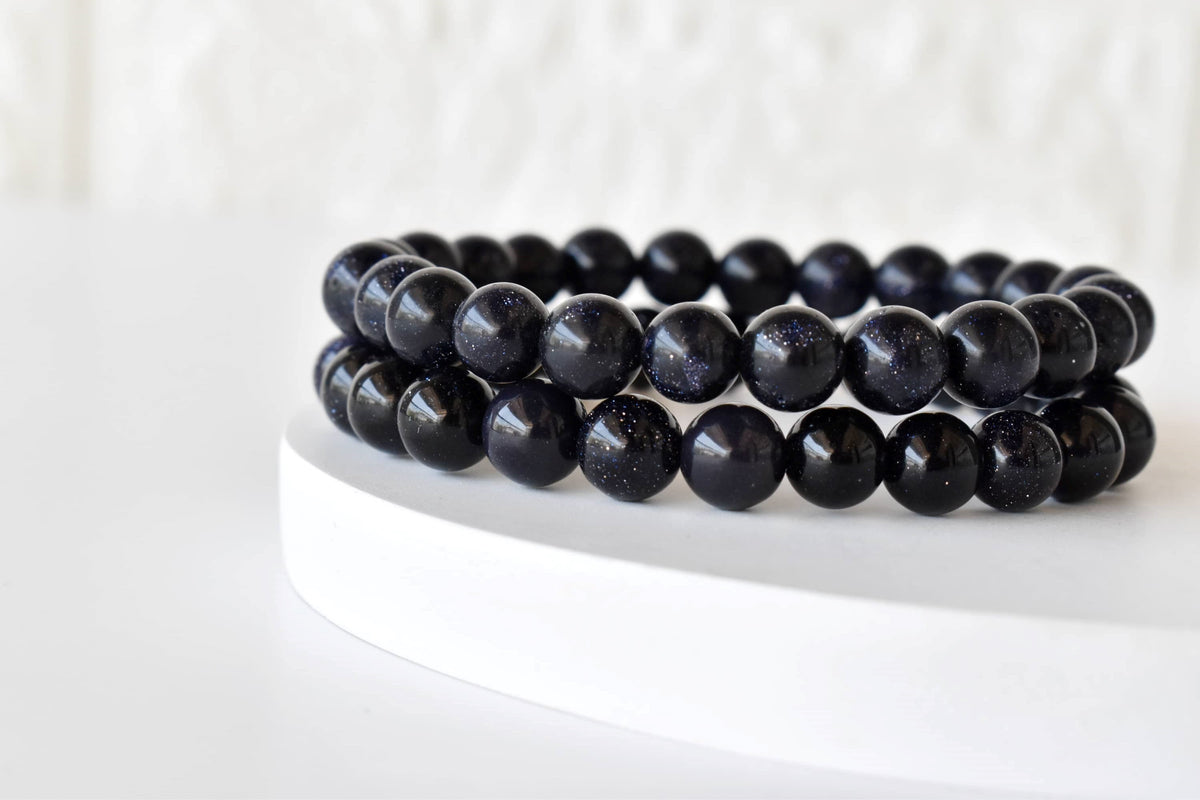 Blue Sandstone Bracelet (Inspiration and Trust)