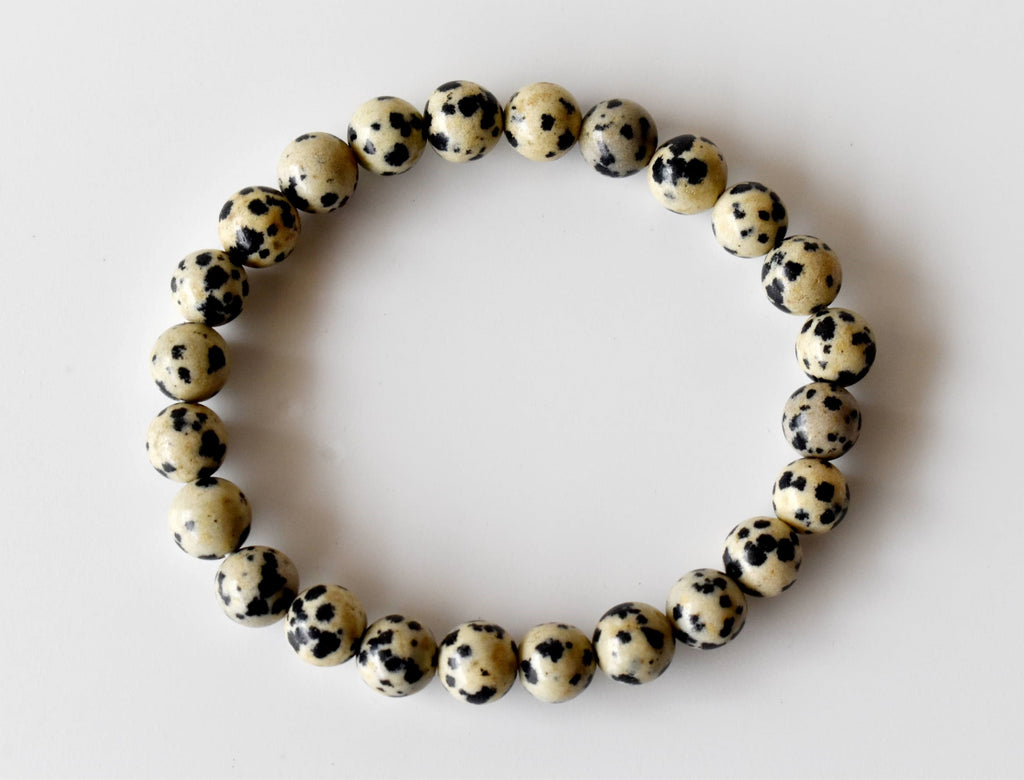 Dalmatian Jasper Bracelet(Altruism and Past Life Recall) | Bracelets | Wiccan Center