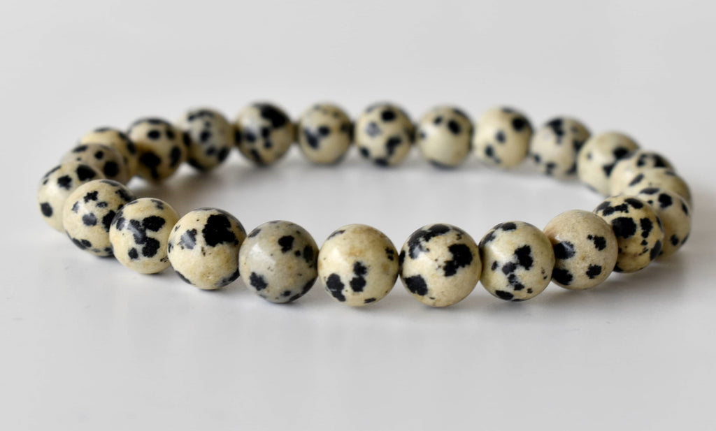Dalmatian Jasper Bracelet(Altruism and Past Life Recall) | Bracelets | Wiccan Center