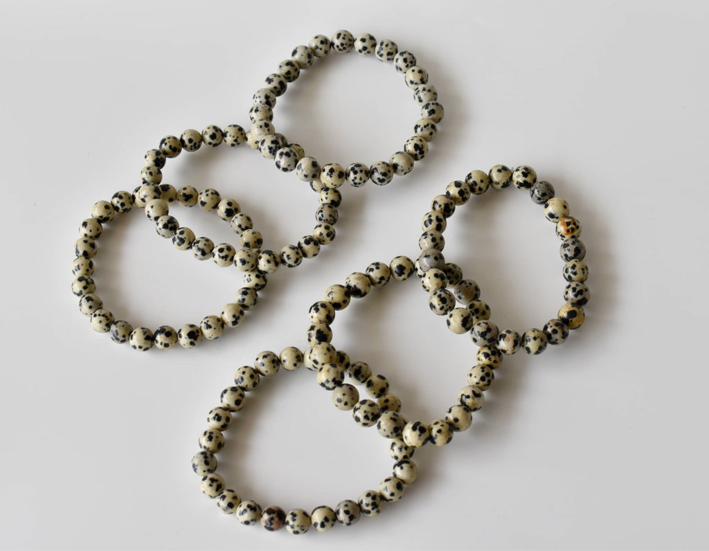 Dalmatian Jasper Bracelet(Altruism and Past Life Recall) | Bracelets | Wiccan Center