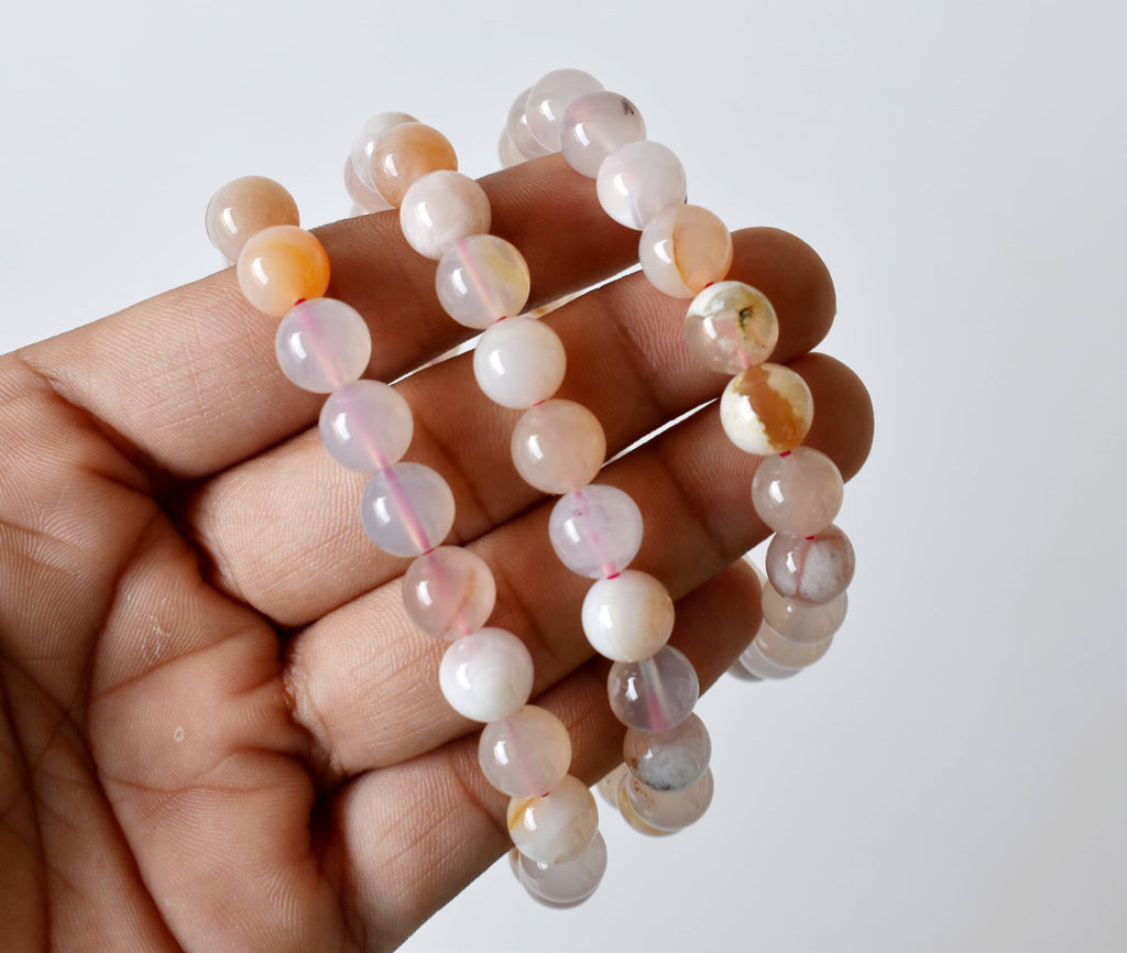 Flower Carnelian Crystal Bracelet | Bracelets | Wiccan Center