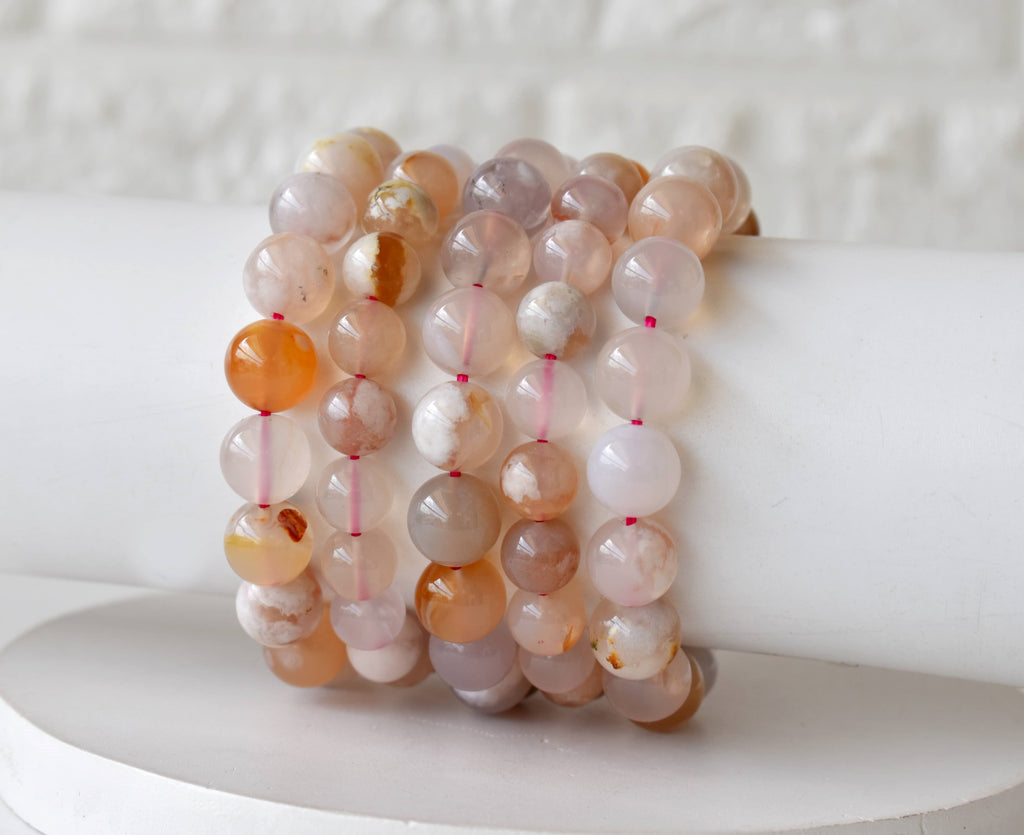 Flower Carnelian Crystal Bracelet | Bracelets | Wiccan Center