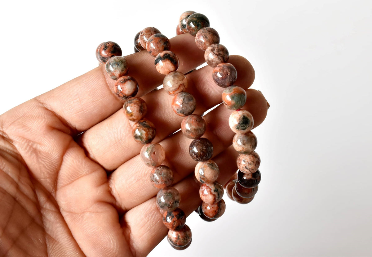 Fire Agate Bracelet(Prosperity and Spiritual Growth)