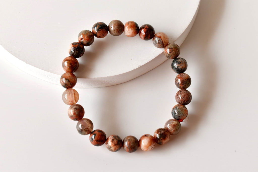 Fire Agate Bracelet(Prosperity and Spiritual Growth)