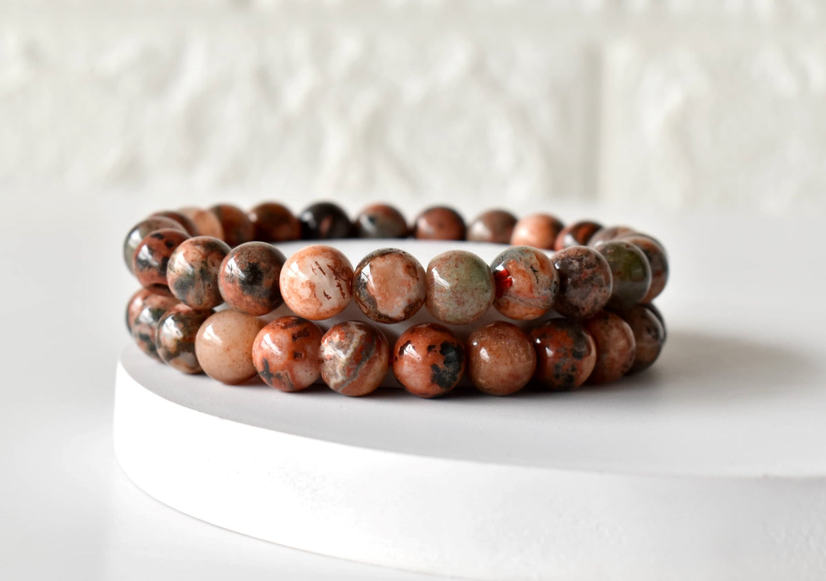 Fire Agate Bracelet(Prosperity and Spiritual Growth)