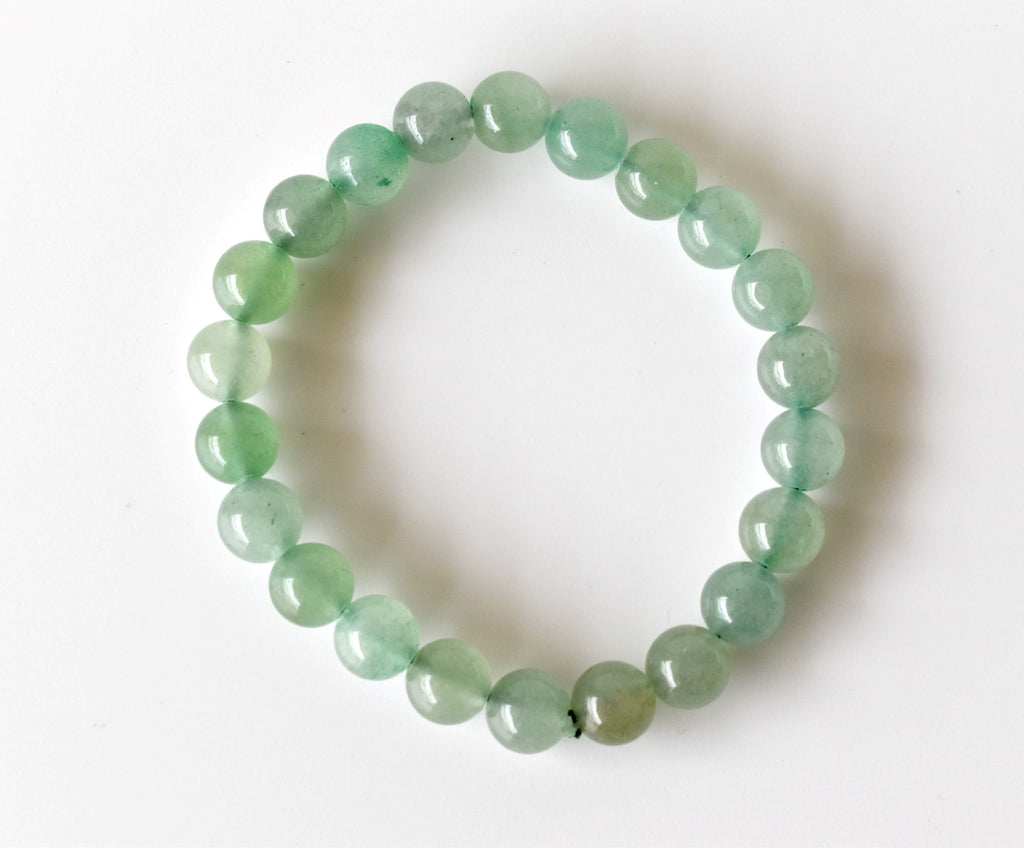 Green Aventurine Bracelet (Emotional Understanding and Attraction) | Bracelets | Wiccan Center