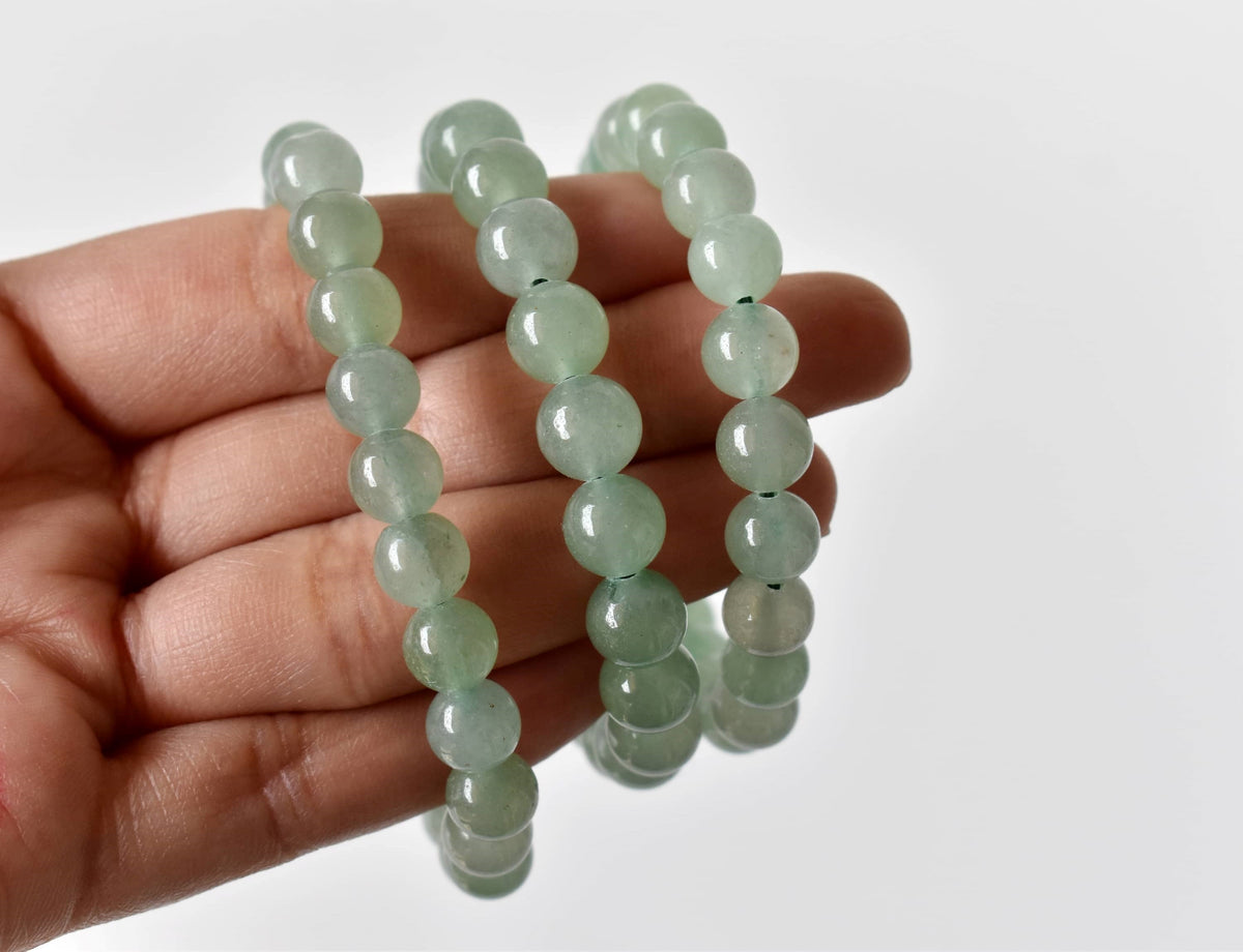 Green Aventurine Bracelet (Emotional Understanding and Attraction) | Bracelets | Wiccan Center