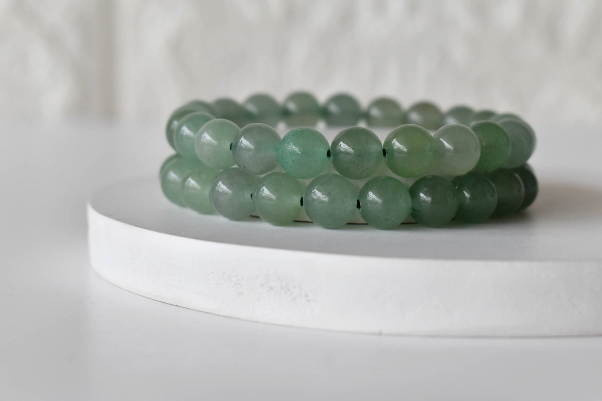 Green Aventurine Bracelet (Emotional Understanding and Attraction) | Bracelets | Wiccan Center