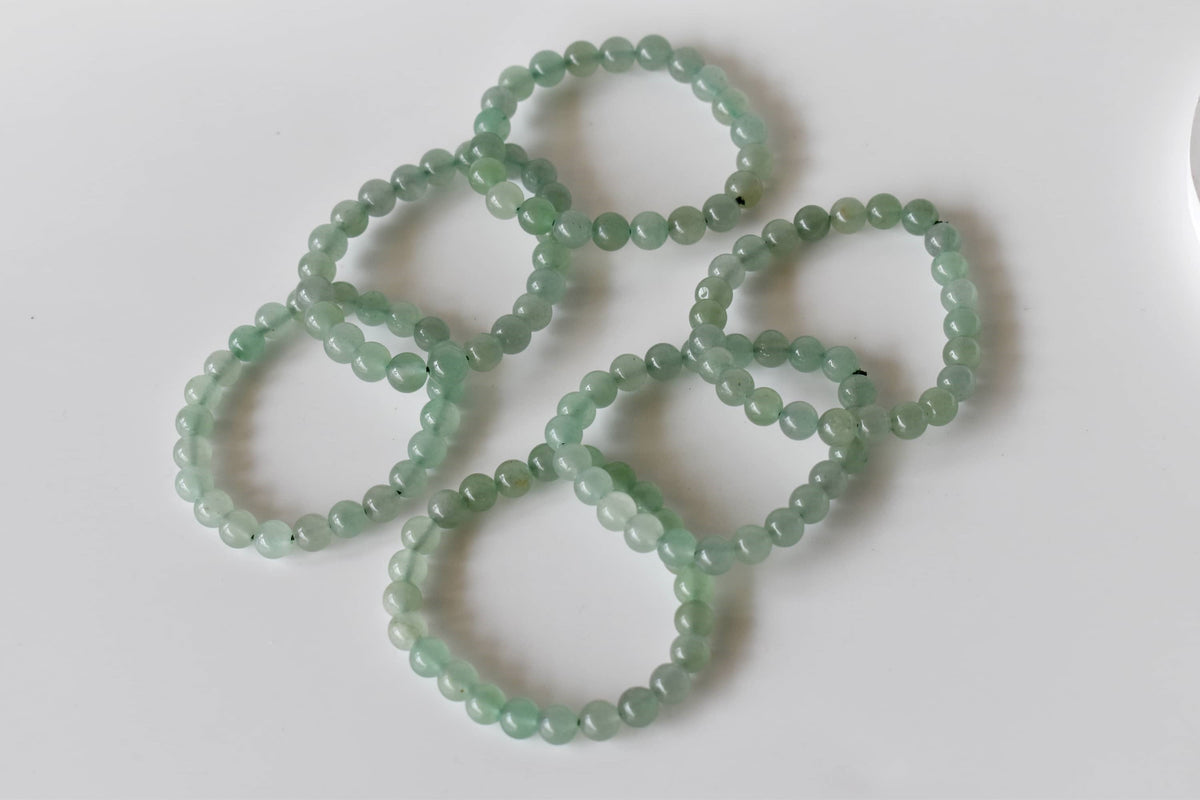 Green Aventurine Bracelet (Emotional Understanding and Attraction) | Bracelets | Wiccan Center