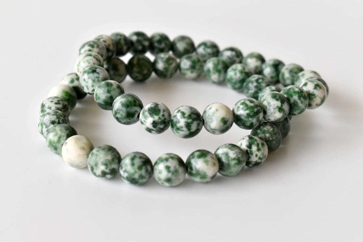Green Spot Jasper Bracelet (Passion and Creativity) | Bracelets | Wiccan Center