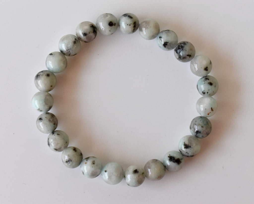 Kiwi Jasper Bracelet (Peace Of Mind and Communicataion) | Bracelets | Wiccan Center