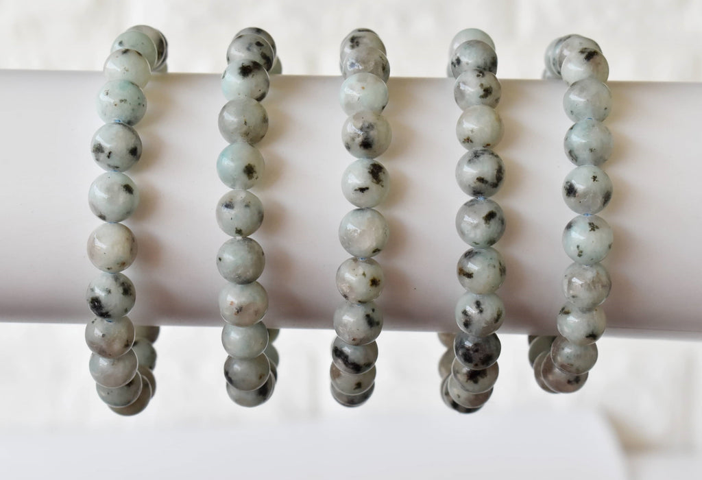 Kiwi Jasper Bracelet (Peace Of Mind and Communicataion) | Bracelets | Wiccan Center