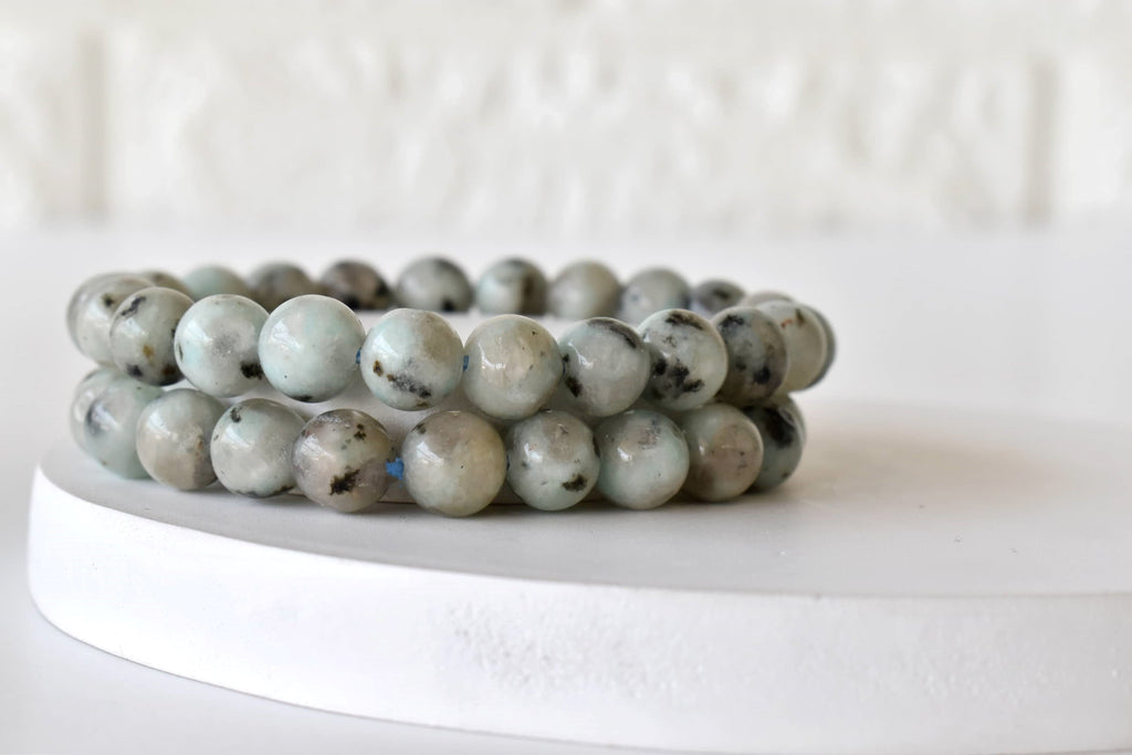 Kiwi Jasper Bracelet (Peace Of Mind and Communicataion) | Bracelets | Wiccan Center