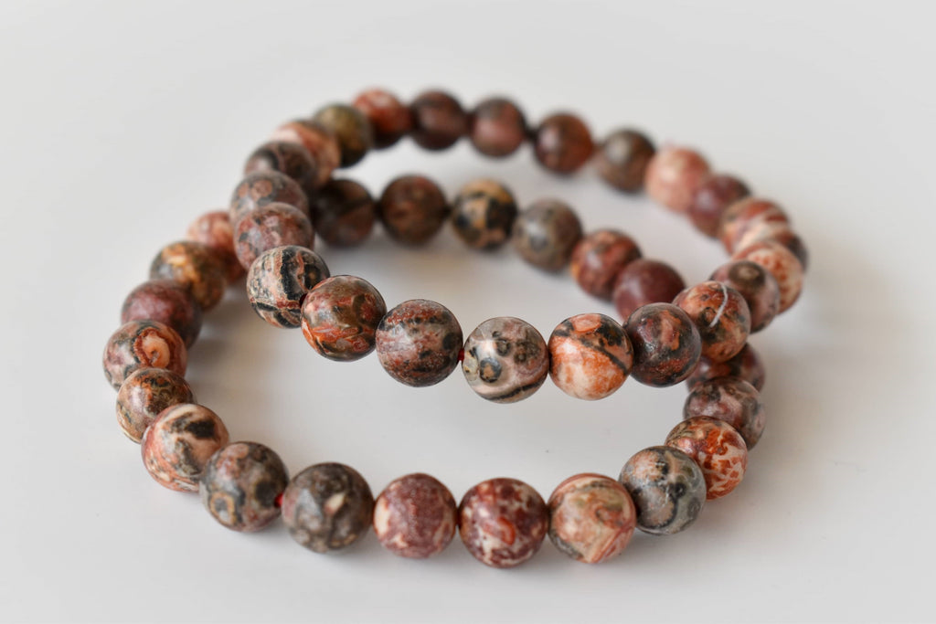 Leopardskin Jasper Bracelet (Leadership and Chakra Cleansing). | Bracelets | Wiccan Center