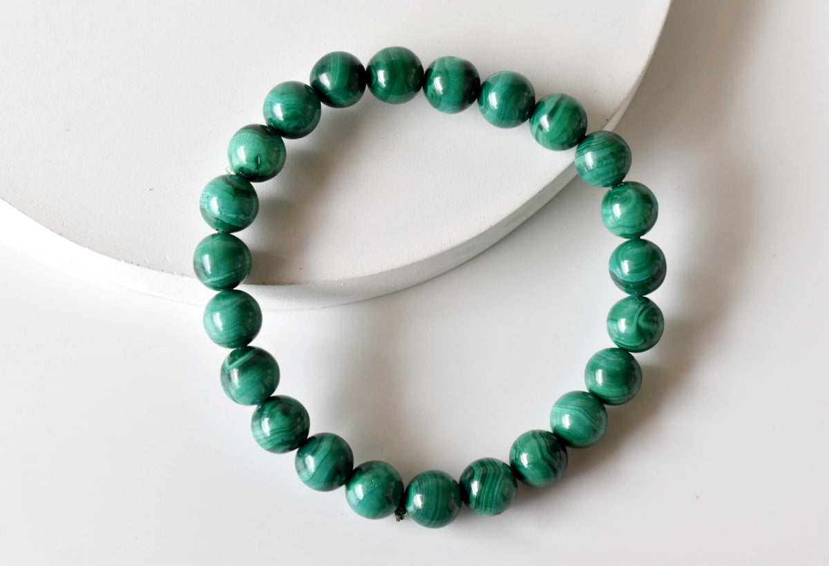 Malachite Bracelet (Travel and Confidence).