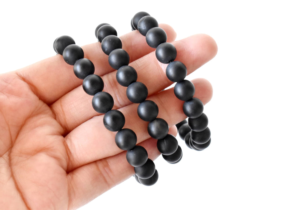 Matt Black Onyx Bracelet (Focus and Growth)