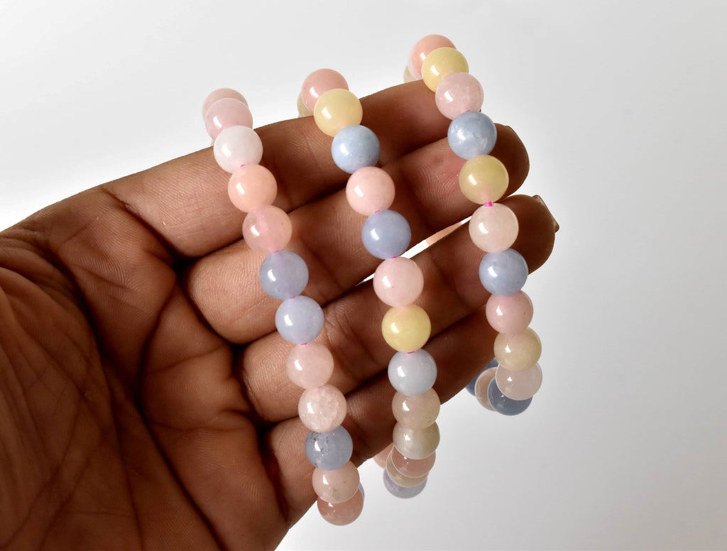 Morganite Bracelet (Travel and Wisdom)