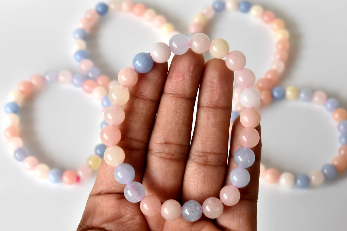 Morganite Bracelet (Travel and Wisdom)
