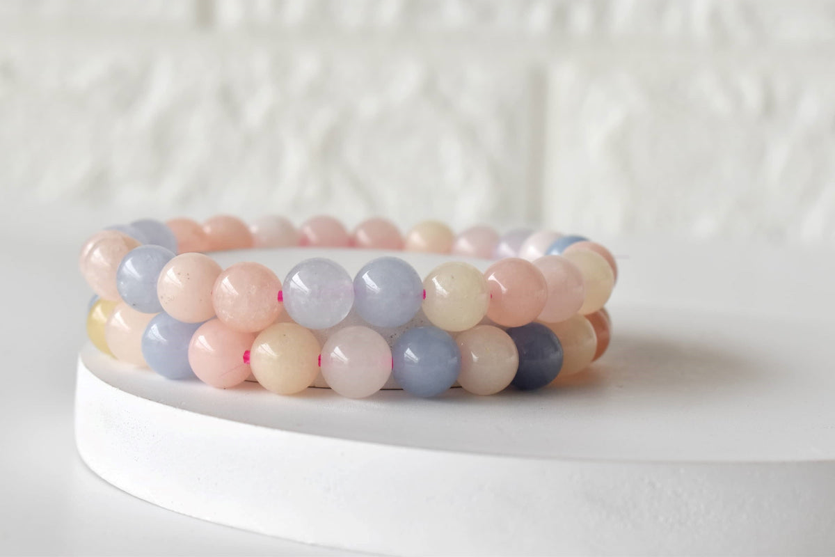 Morganite Bracelet (Travel and Wisdom)