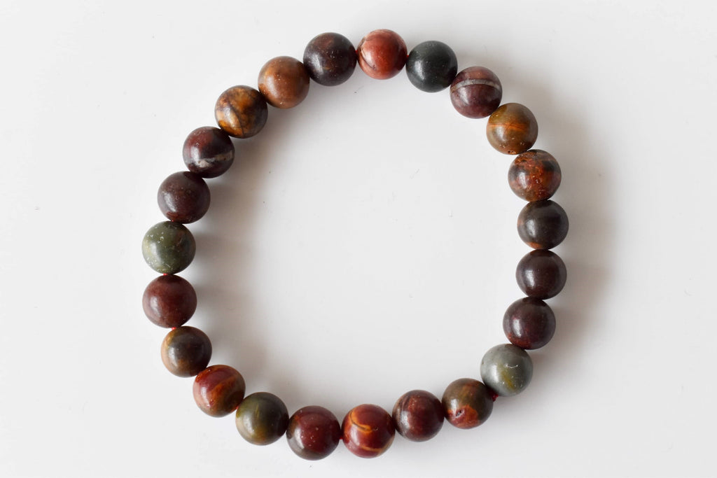 Multi Picasso Jasper Bracelet (Control and Self-Discipline)