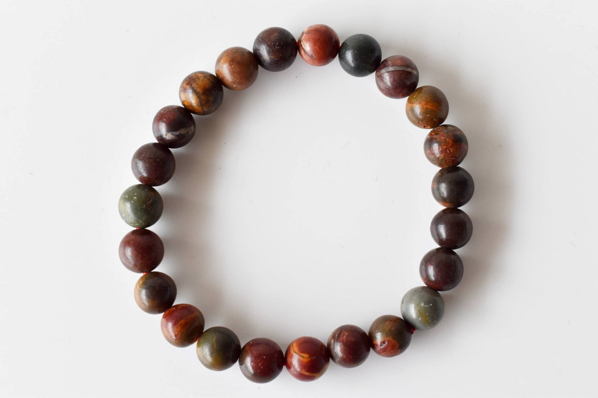 Multi Picasso Jasper Bracelet (Control and Self-Discipline)