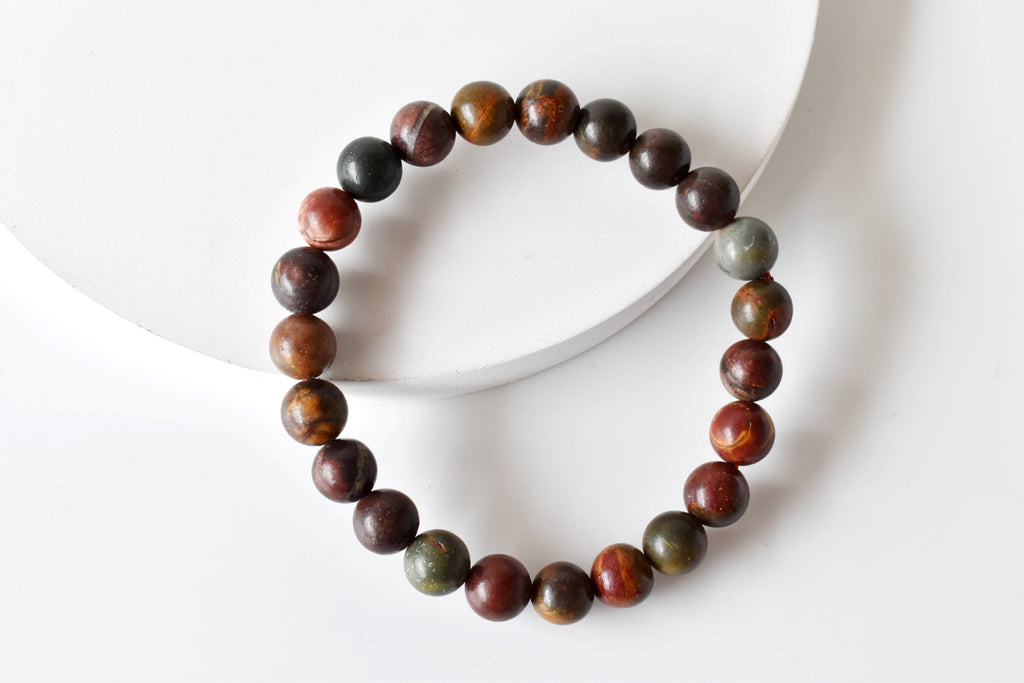 Multi Picasso Jasper Bracelet (Control and Self-Discipline)