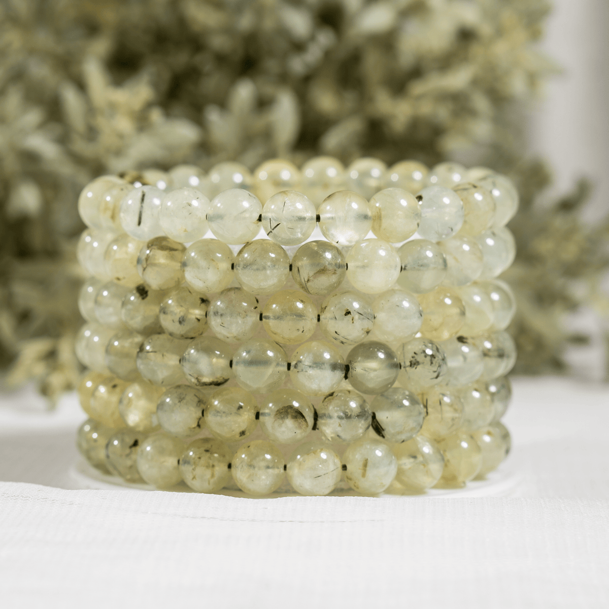Phrenite Bracelet (Prosperity and Expansion)