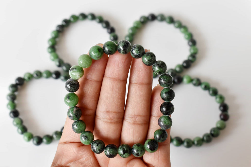 Ruby Zoisite Bracelet (Masculine & Feminine Energies and Harmony ).