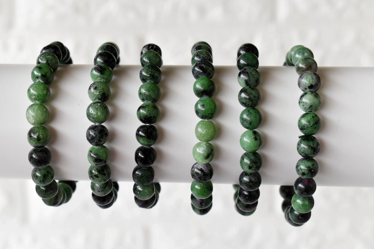 Ruby Zoisite Bracelet (Masculine & Feminine Energies and Harmony ).