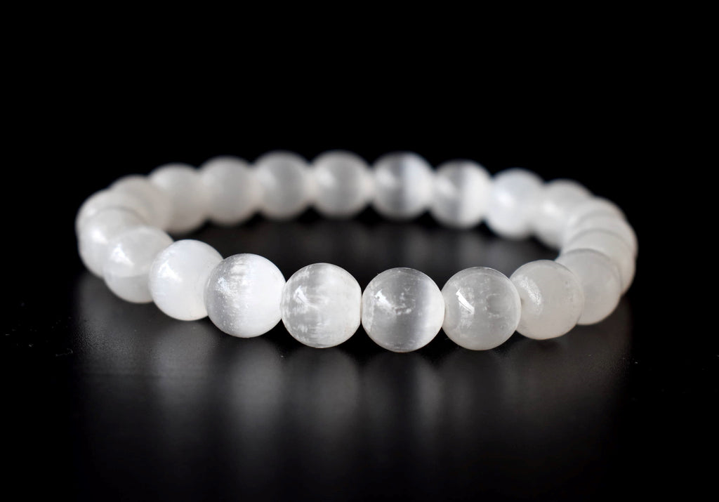 Selenite Bracelet (Aura Cleansing and Connection )