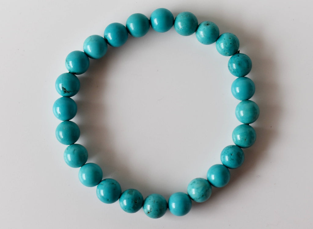 Turquoise Howlite Bracelet (Dream Recall and Patience) | Bracelets | Wiccan Center