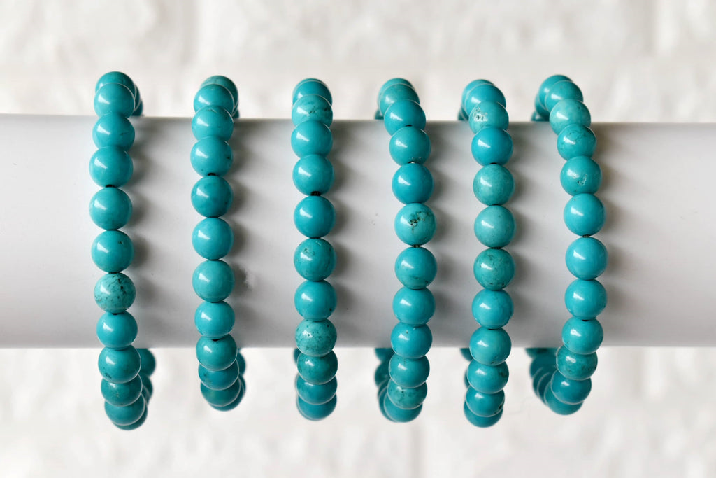 Turquoise Howlite Bracelet (Dream Recall and Patience) | Bracelets | Wiccan Center
