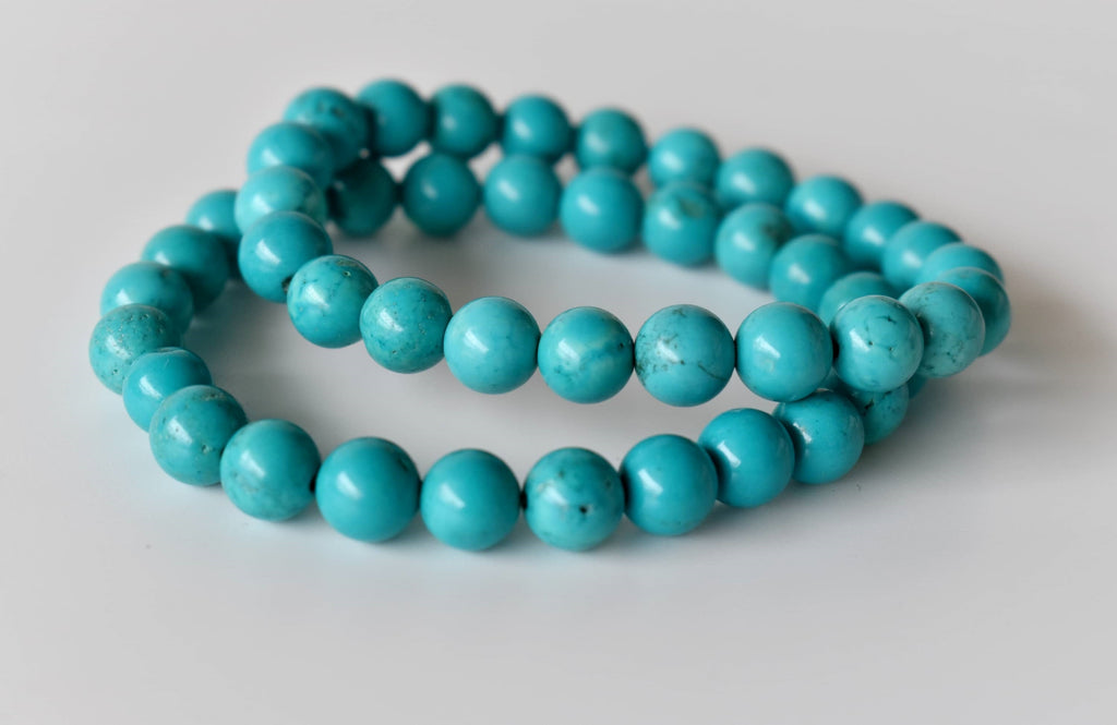 Turquoise Howlite Bracelet (Dream Recall and Patience) | Bracelets | Wiccan Center