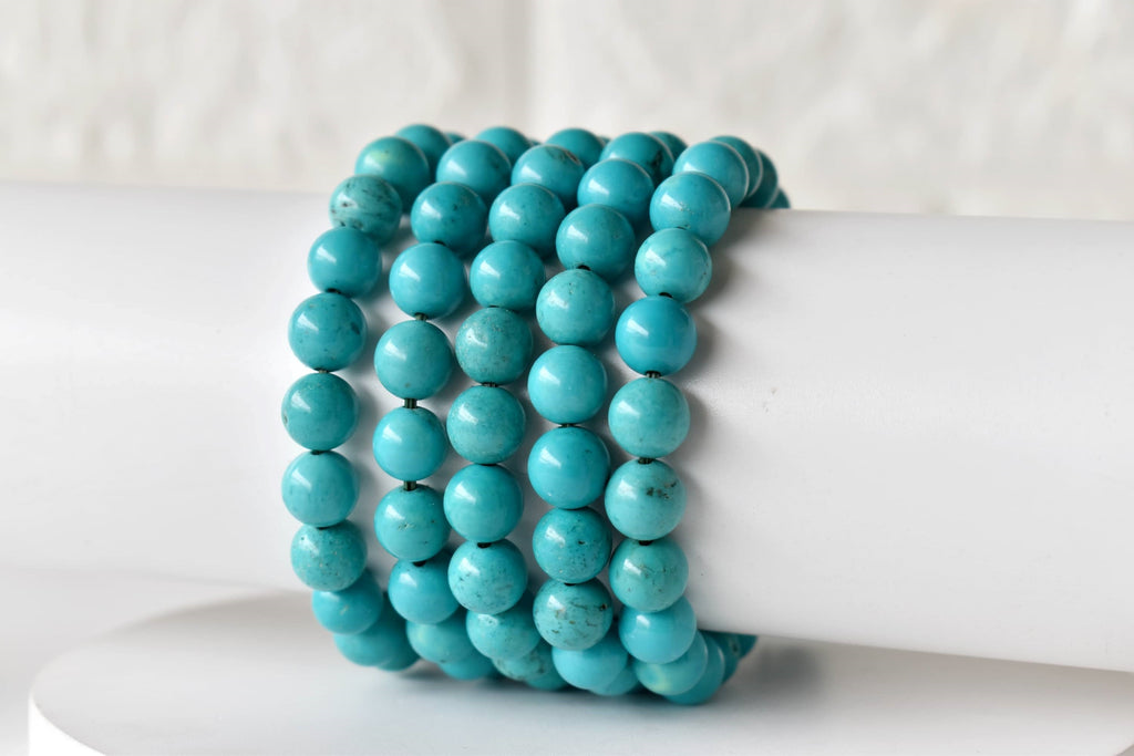 Turquoise Howlite Bracelet (Dream Recall and Patience) | Bracelets | Wiccan Center