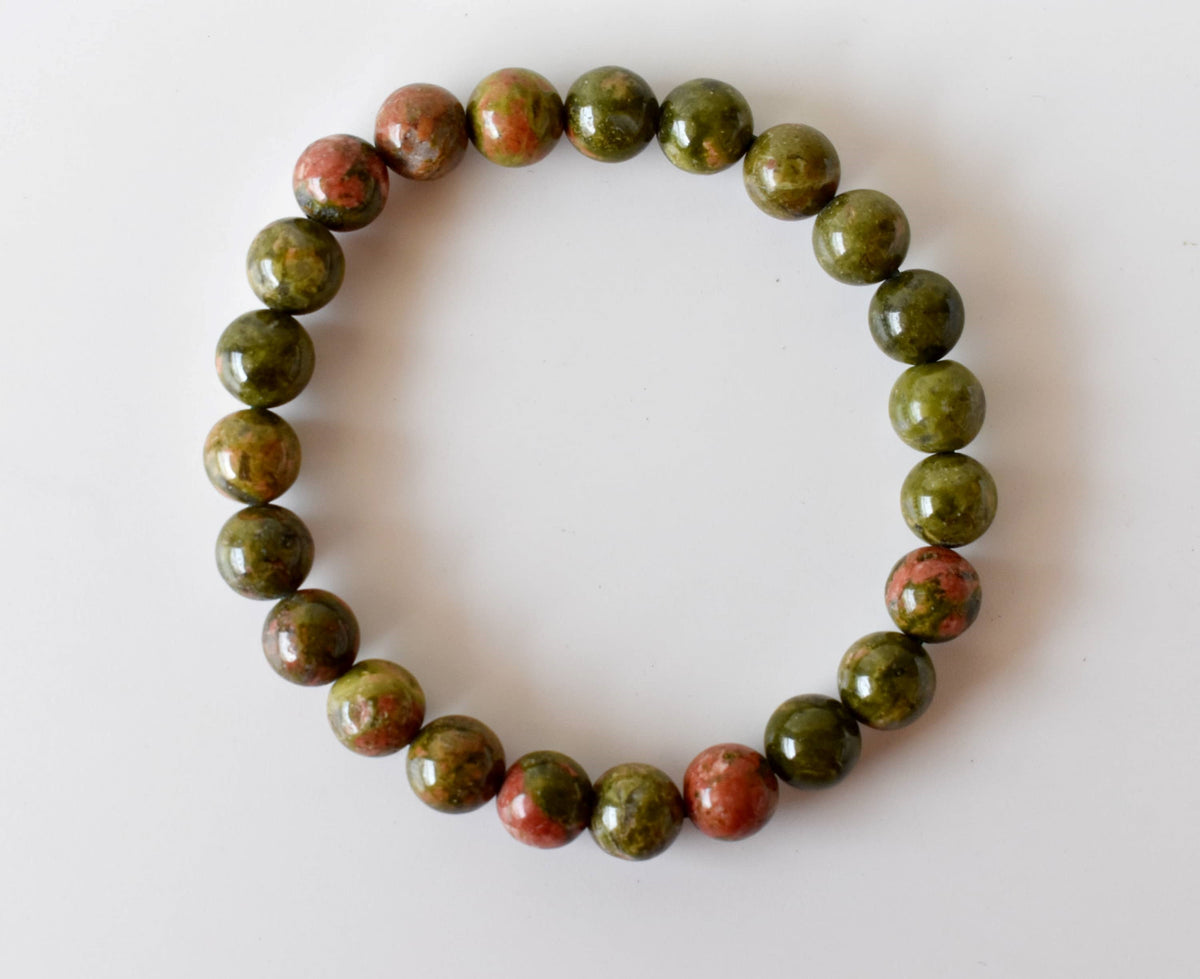 Unakite Bracelet (Vision and Inner Peace).
