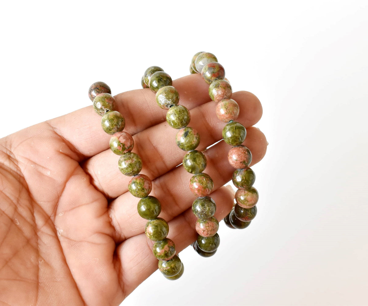 Unakite Bracelet (Vision and Inner Peace).