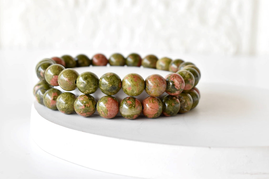 Unakite Bracelet (Vision and Inner Peace).
