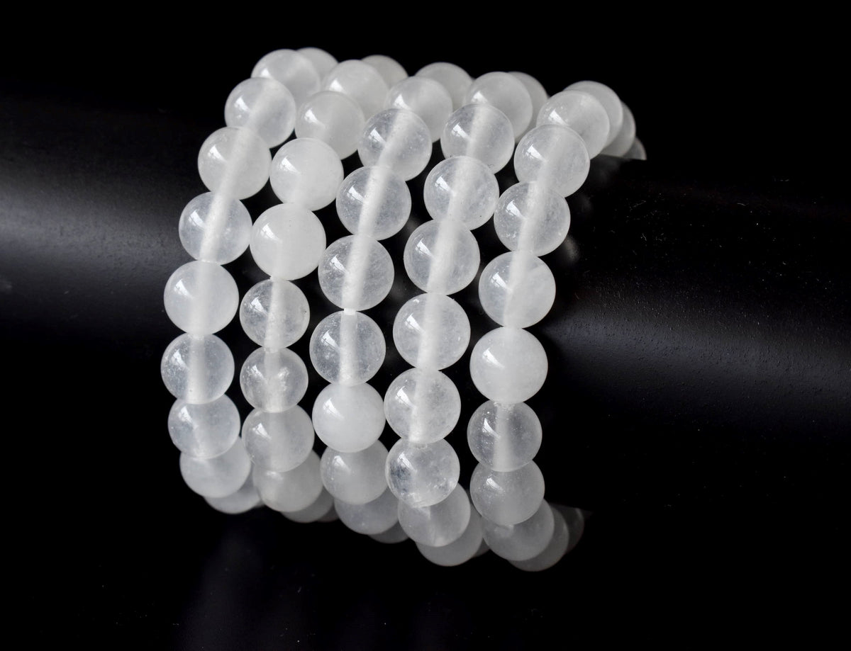 White Agate Bracelet (Concentration and Trauma) | Bracelets | Wiccan Center