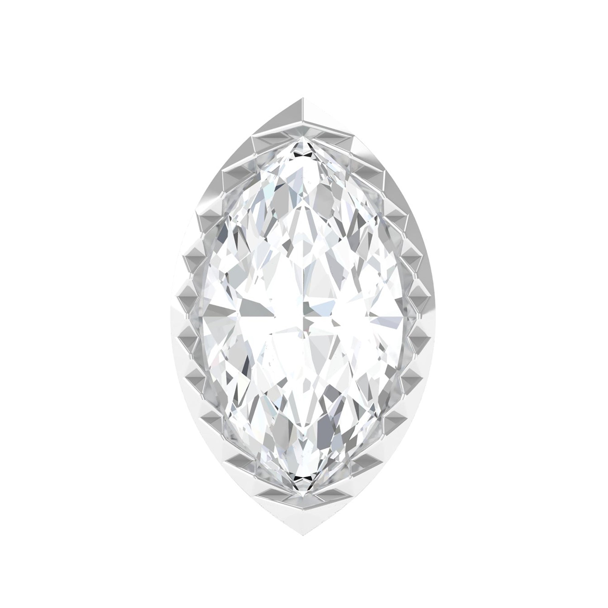 Marquise Diamond Solitaire Earring for Tragus Piercing | Body Jewelry | Wiccan Center
