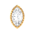 Marquise Diamond Solitaire Earring for Tragus Piercing | Body Jewelry | Wiccan Center