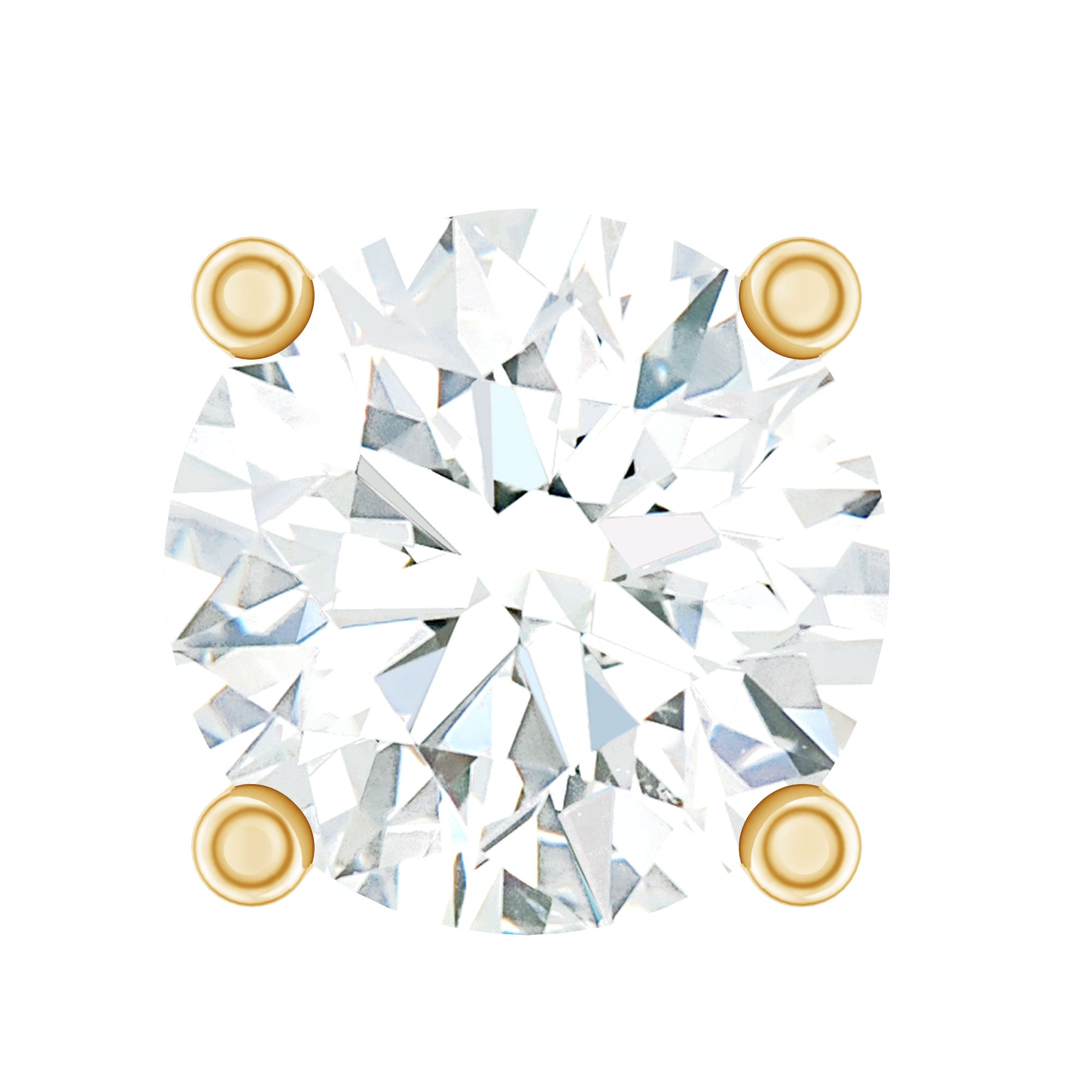Minimalist Diamond Solitaire Earring for Tragus Piercing | Body Jewelry | Wiccan Center